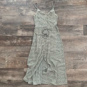 Sienna Sky midi button tank dress size XS
